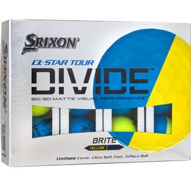 Q-Star Tour Divide Yellow/Blue Golf Balls