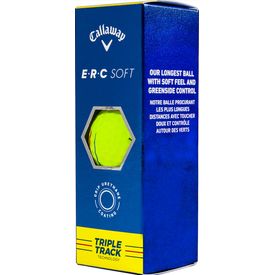 ERC Soft Yellow Triple Track Golf Balls