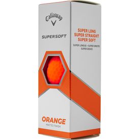 Supersoft Matte Orange Golf Balls