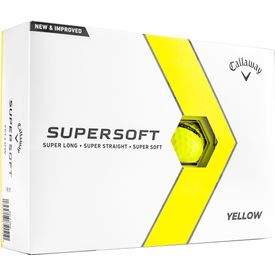 Supersoft Yellow Golf Balls