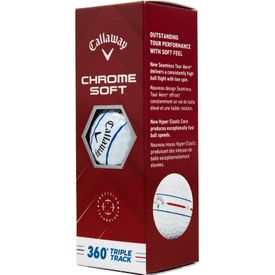 Chrome Soft 360 Triple Track Golf Balls