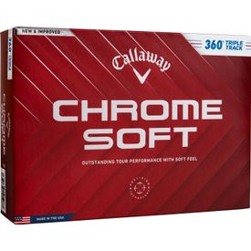 Chrome Soft 360 Triple Track Golf Balls