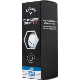 Chrome Soft X 360 Triple Track Golf Balls