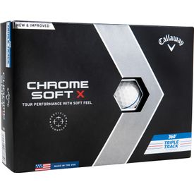 Chrome Soft X 360 Triple Track Golf Balls