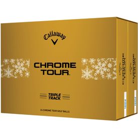 Chrome Tour Triple Track Holiday Double Dozen Golf Balls