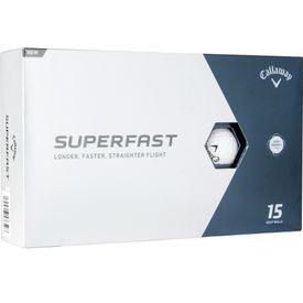 Superfast Golf Balls - 15 Ball Pack