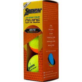 Q-Star Tour Divide 2 Yellow/Orange Golf Balls