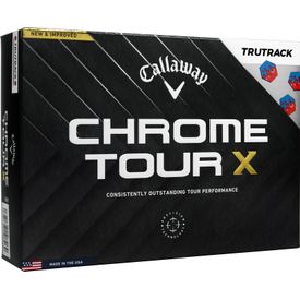 Chrome Tour X Blue/Red TruTrack Golf Balls