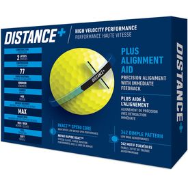 Distance+ Yellow Golf Balls