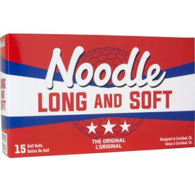 Noodle Long and Soft Golf Balls - 15 Pack