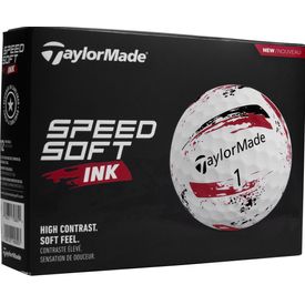 SpeedSoft Ink Red Golf Balls