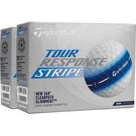 Tour Response Stripe Blue Golf Balls - Double Dozen