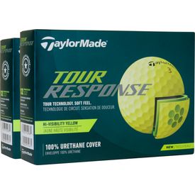 Tour Response Yellow Golf Balls - Double Dozen