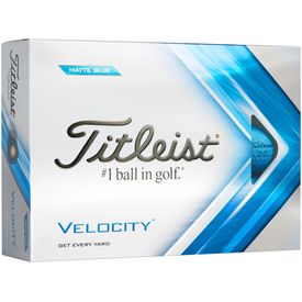 Prior Generation Velocity Matte Blue Double Digit Golf Balls