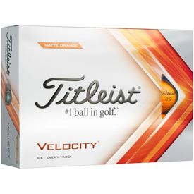 Prior Generation Velocity Matte Orange Double Digit Golf Balls