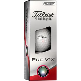 Pro V1x Performance Alignment Golf Balls - Black Ink