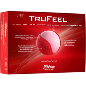 TruFeel Matte Red Golf Balls