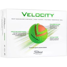 Velocity Matte Green Golf Balls